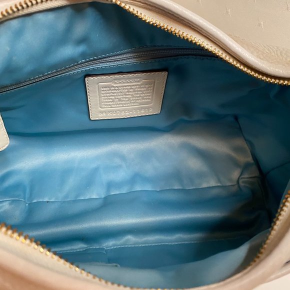 Pebbled Leather Coach Bag. - Picture 8 of 10